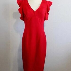 New XOXO midi red dress